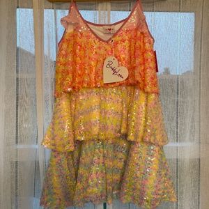 NWT Buddy Love Sequin Tiered Dress - Size Medium